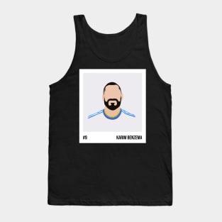 Karim Benzema Minimalistic Camera Film Tank Top